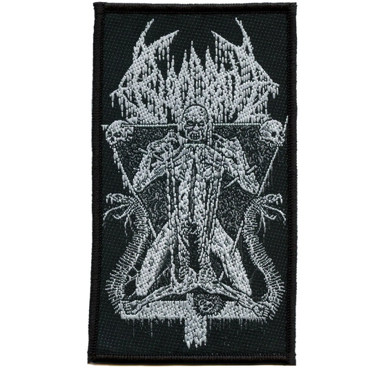 Patch Antéchrist Morbid Bloodbath Rock Style Gothique Tissé Thermocollant