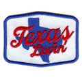 Blue Texas Lovin Patch Houstonian State Love Embroidered Iron On