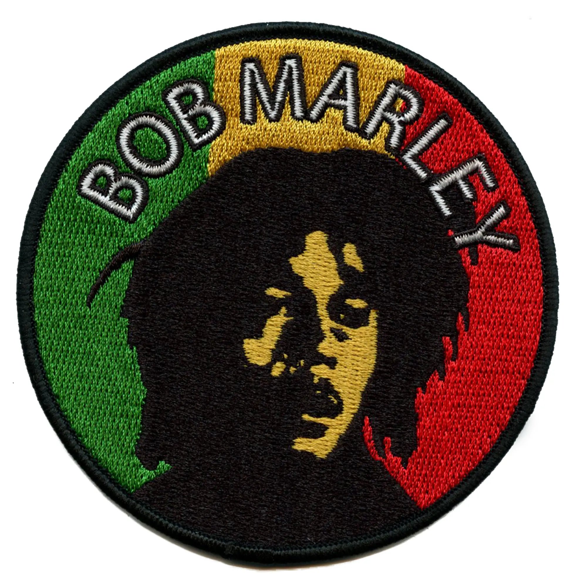 BOB MARLEY, JAMAICA Country Flag Iron on Patch Crest Badge ..2.5" x 1.5 BOB MARLEY, JAMAICA Country Flag Iron on Patch Crest Badge ..2.5" x 1.5