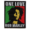 Bob Marley One Love Patch Jamaican Rasta Reggae Embroidered Iron On