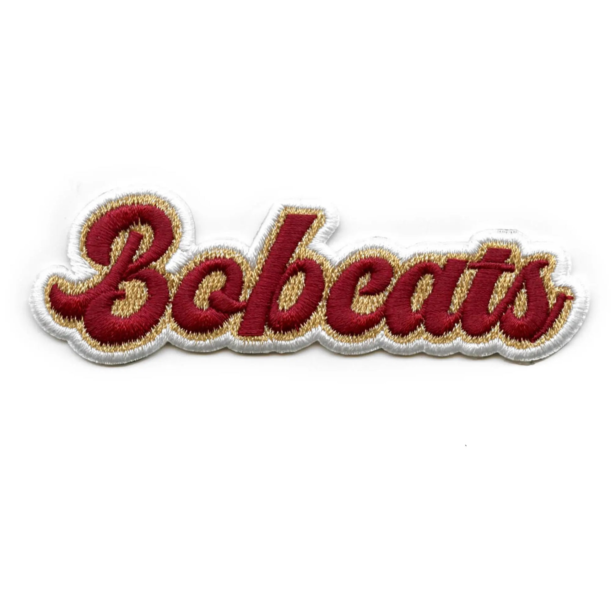 Bobcats Script Texas State University Patch College Team Spirit Embroidered Iron On