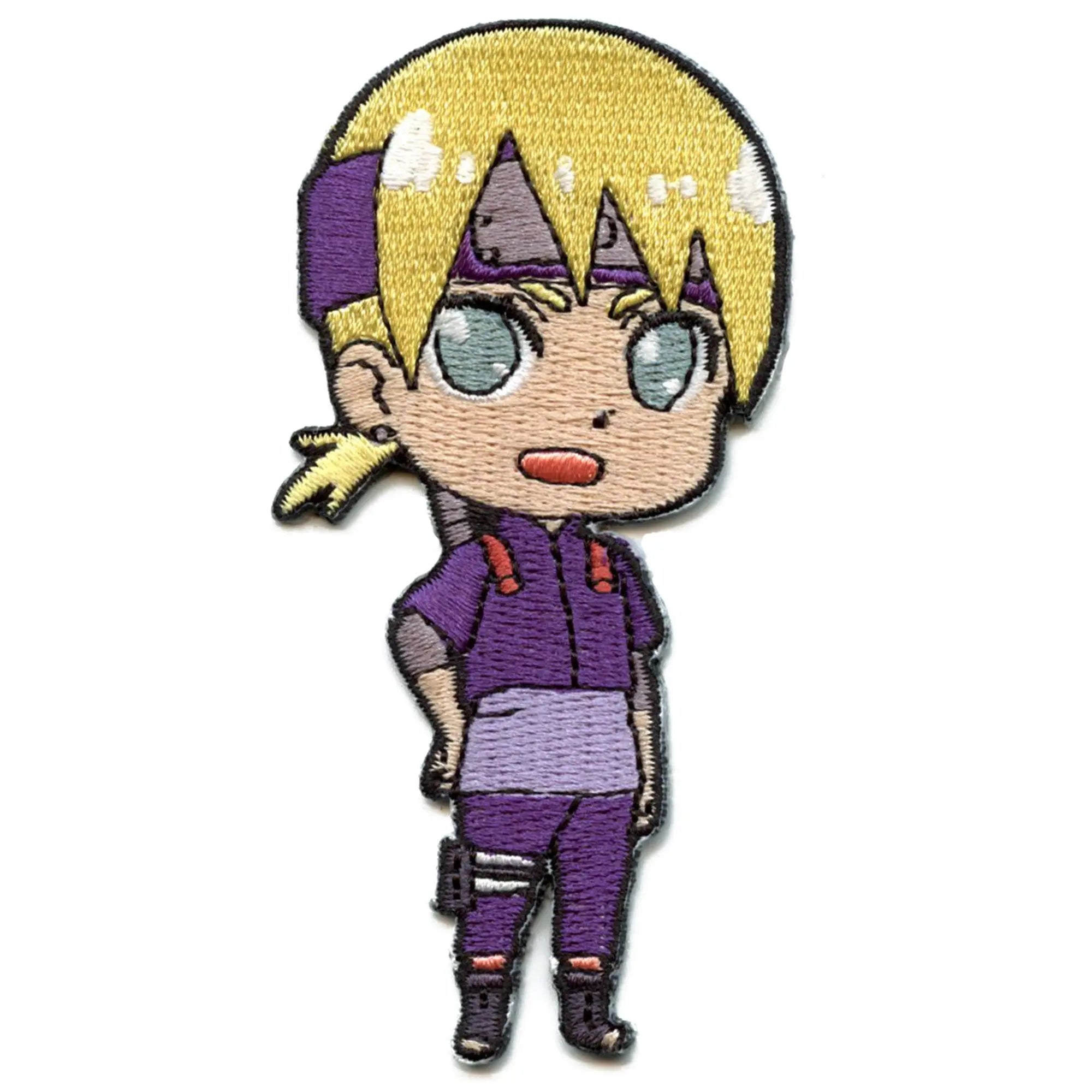 Boruto Inojin Stance Patch Naruto Anime Pose brodé de fer sur 