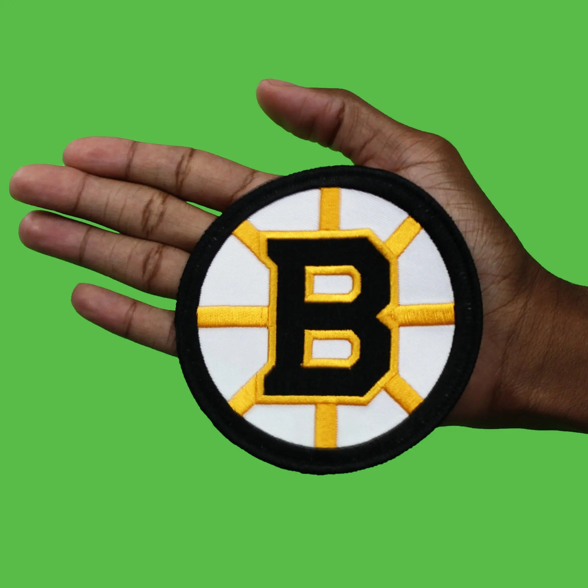 Boston Bruins Primary Team Logo Patch 2025 NHL Season Embroidered