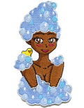 Bubble Bath Girl Patch Cute Sexy Anime Embroidered Iron-On