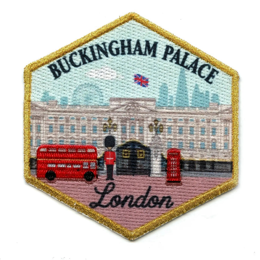 Buckingham Palace London Patch United Kindom Travel Sublimation Iron On