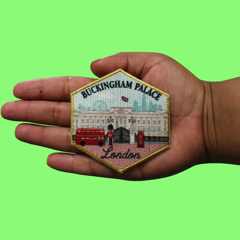 Buckingham Palace London Patch United Kindom Travel Sublimation Iron On