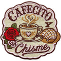 Cafecito Y Chisme Patch Cherished Latin Ritual Embroidered Iron-On