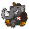 California Oakland Mascot PhotoPatch Baseball Elephant Parody Embroidery Iron On