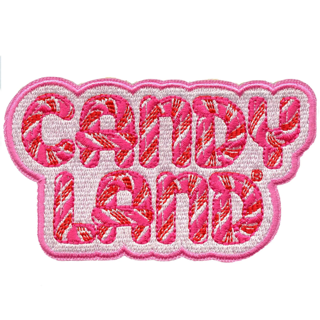 Candy Land Logo Patch Children's Racing Board Game Embroidered Iron On