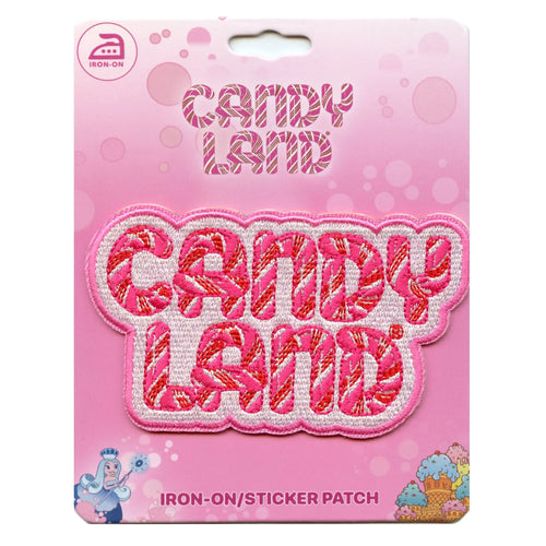 Candy Land Logo Patch Children's Racing Board Game Embroidered Iron On