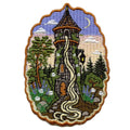 Captured Princess Tower Patch Magical Fantasy Musical Embroidered Iron-On
