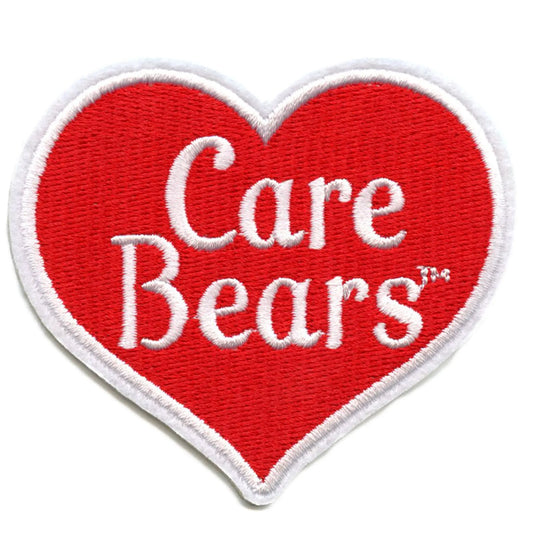 Care Bear Heart Patch Cute Kids Cartoon Embroidered Iron On