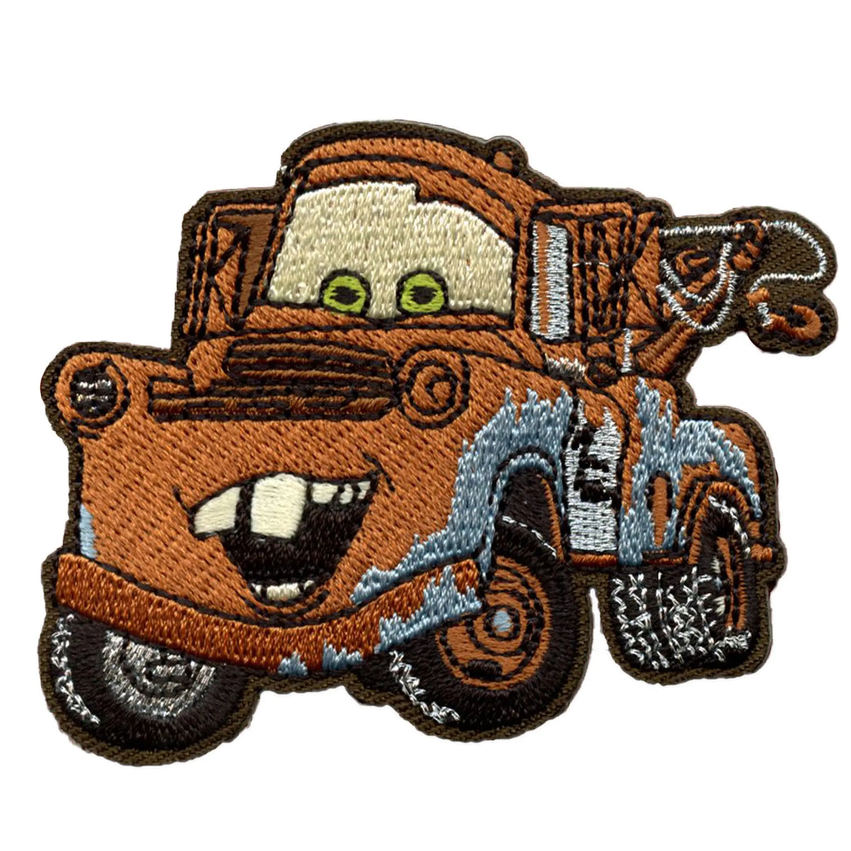 Cars Tow Mater Patch Disney Character Racing Embroidered Iron On