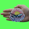 Catch Flights Not Feelings Patch Plane Travel Souvenir Embroidered Iron On
