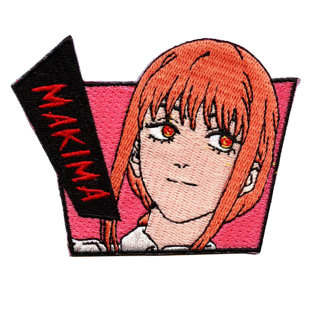 Chainsaw Man Makima Portrait Patch Control Devil Character Embroidered Iron On