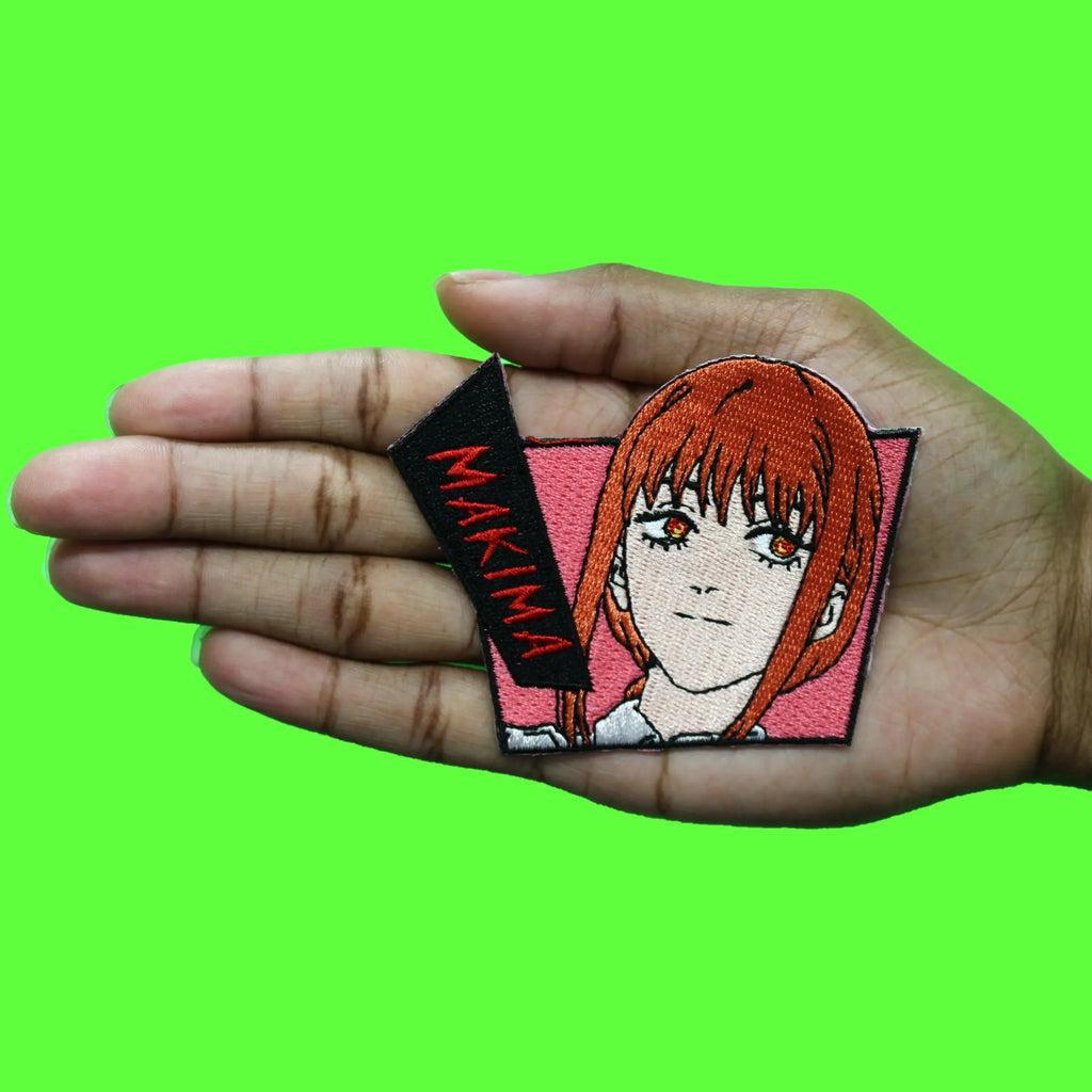 Chainsaw Man Makima Portrait Patch Control Devil Character Embroidered Iron On