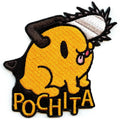 Chainsaw Man Pochita Patch Shonen Devil Anime Character Embroidered Iron On