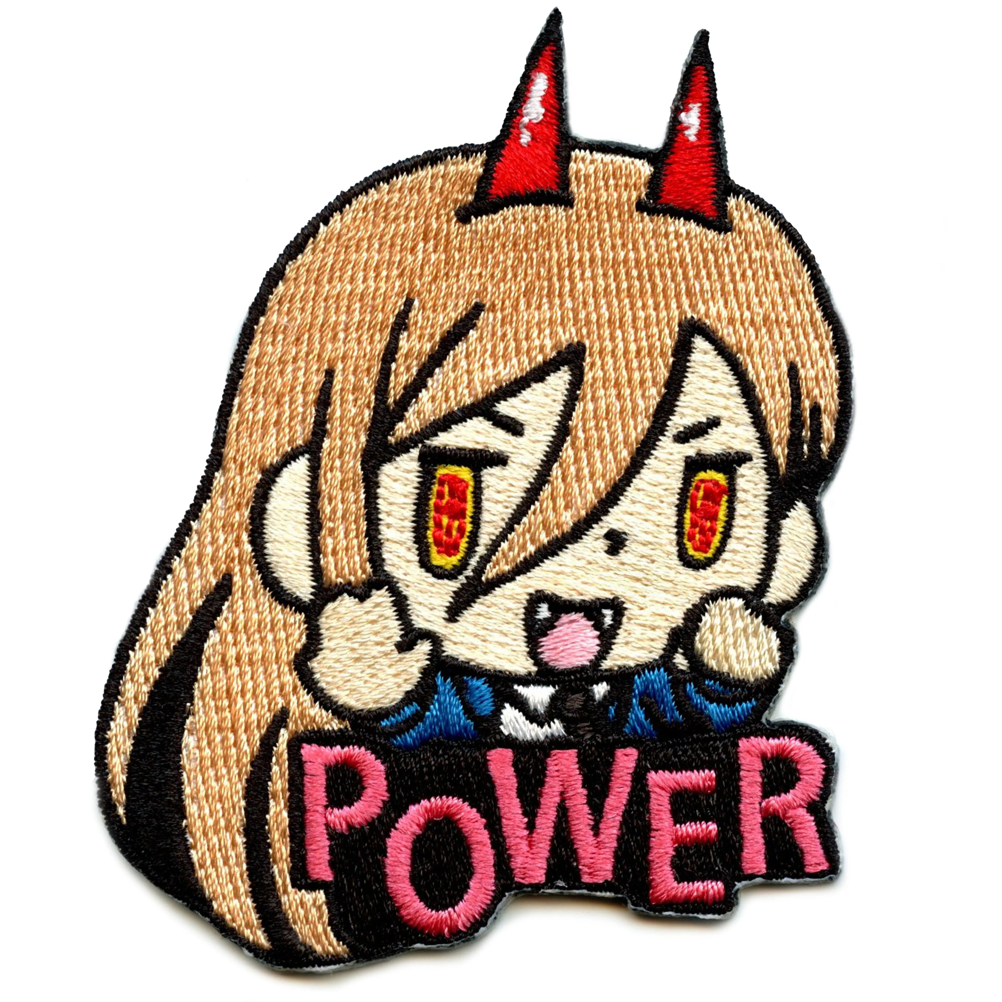 Chainsaw Man Power Chibi Patch Shonen Devil Character Embroidered Iron On