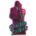 Charlie Parker Artist Patch Sax Vibes Music Iron On