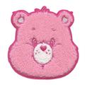 Patch brodé à repasser pour enfants avec dessin animé Care Bear arc-en-ciel