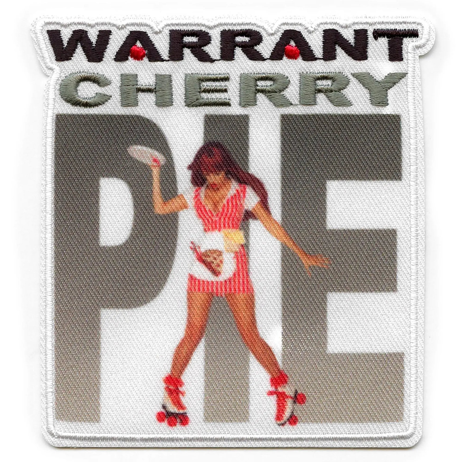 Warrant Cherry Pie Patch California 90's Rock Embroidered Iron On