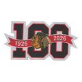 Chicago Blackhawks 100th Anniversary NHL Season Jersey Patch 2025-26 (Woven)