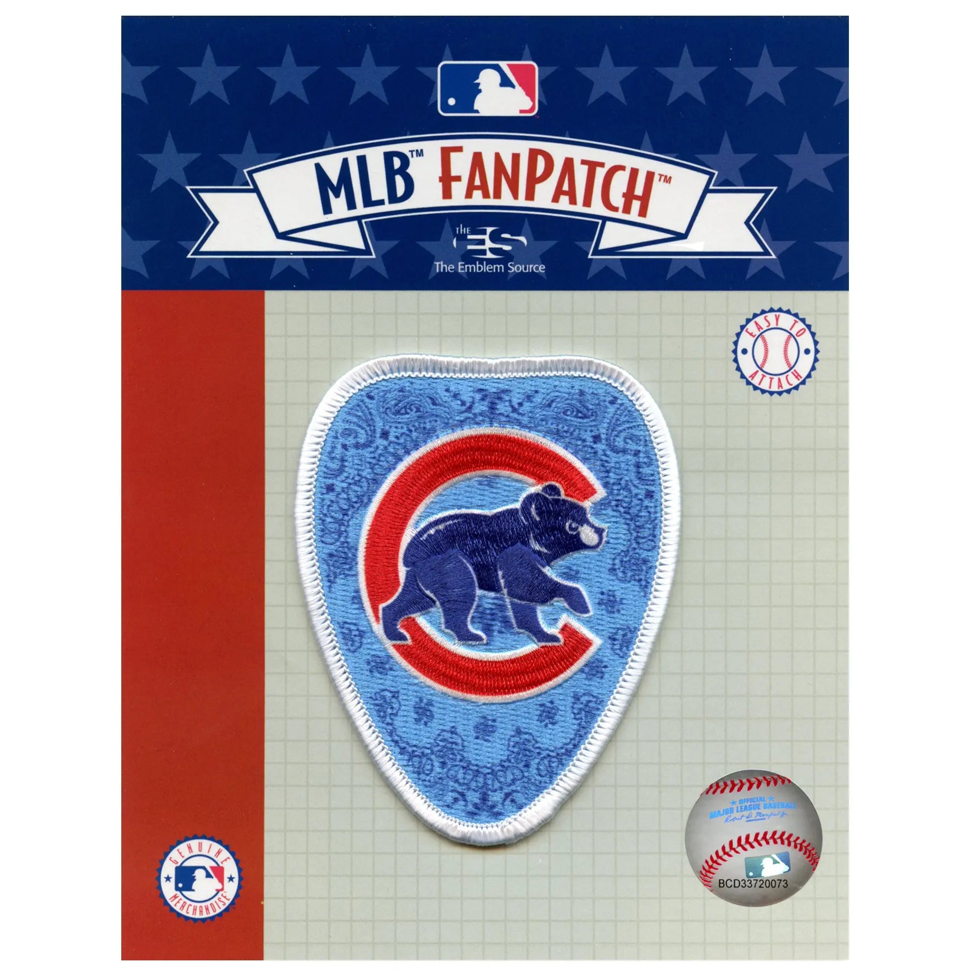 Chicago Cubs Logo Fan Patch Pro Baseball Team Embroidered Iron On