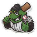 Chicago Mascot PhotoPatch Baseball White Sock Parody Embroidery Iron On