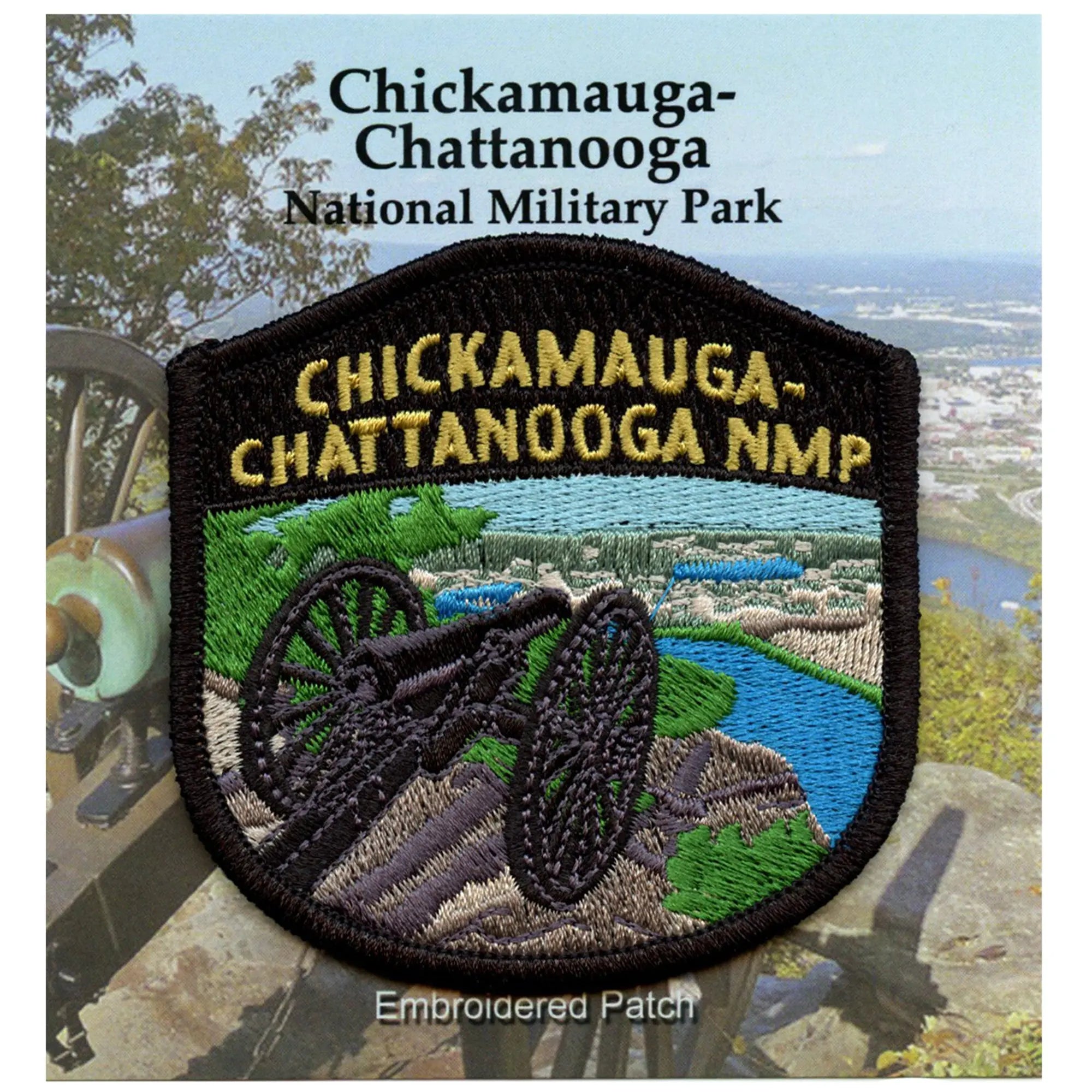Patch brodé thermocollant du parc militaire national de Chickamauga et Chattanooga