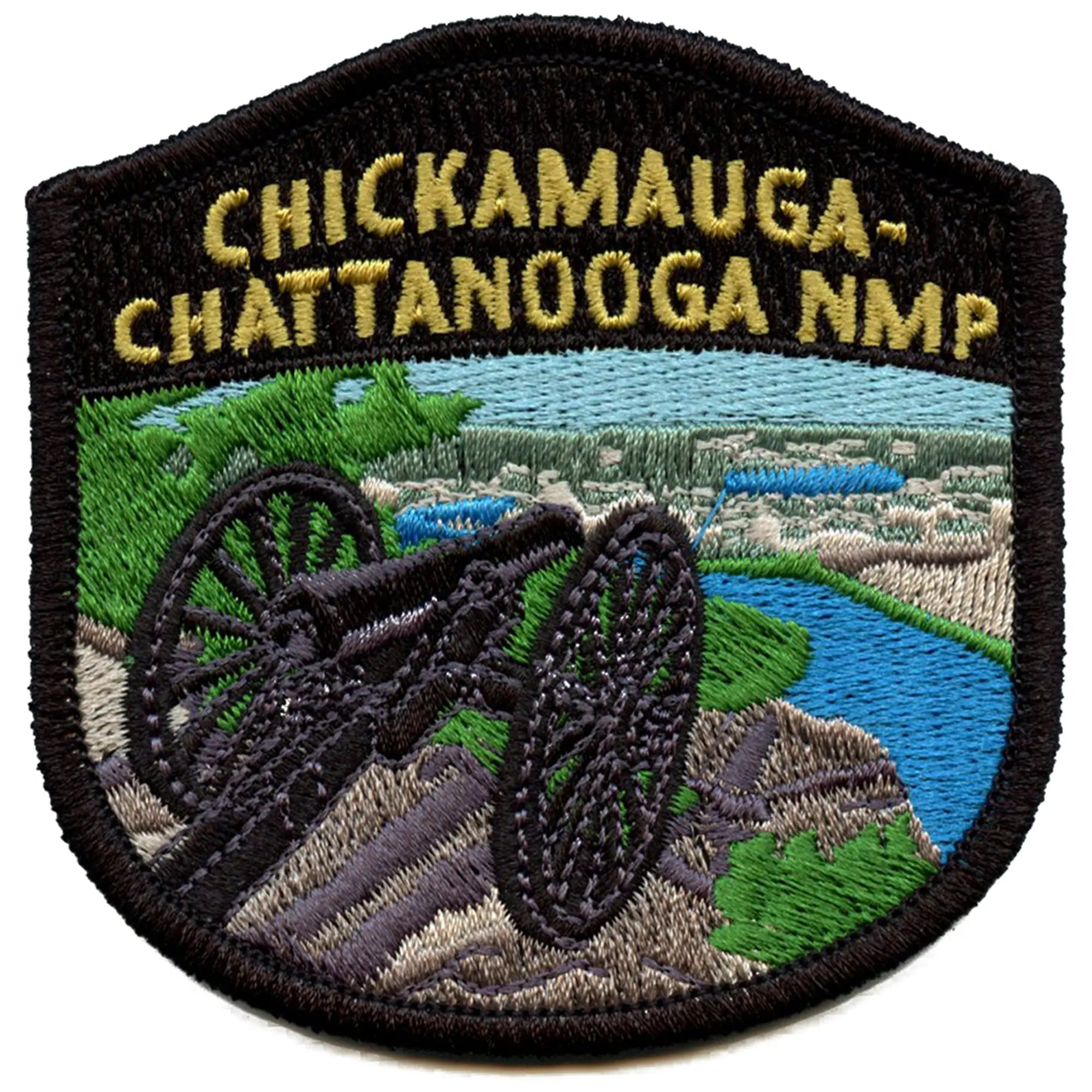 Patch brodé thermocollant du parc militaire national de Chickamauga et Chattanooga