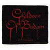 Patch thermocollant tissé avec le nom du groupe Children of Bodom