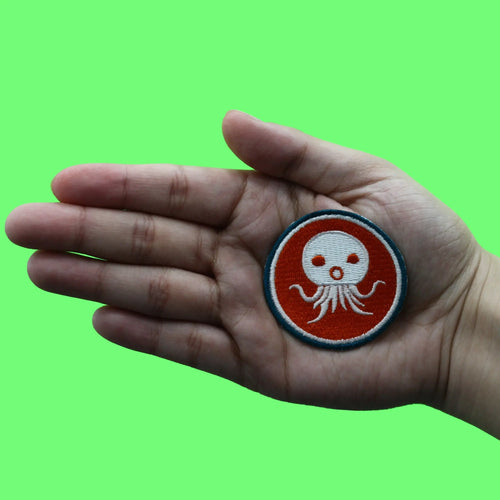 Children's Animated Cartoon Patch Octopus Animal Logo Embroidered Iron On