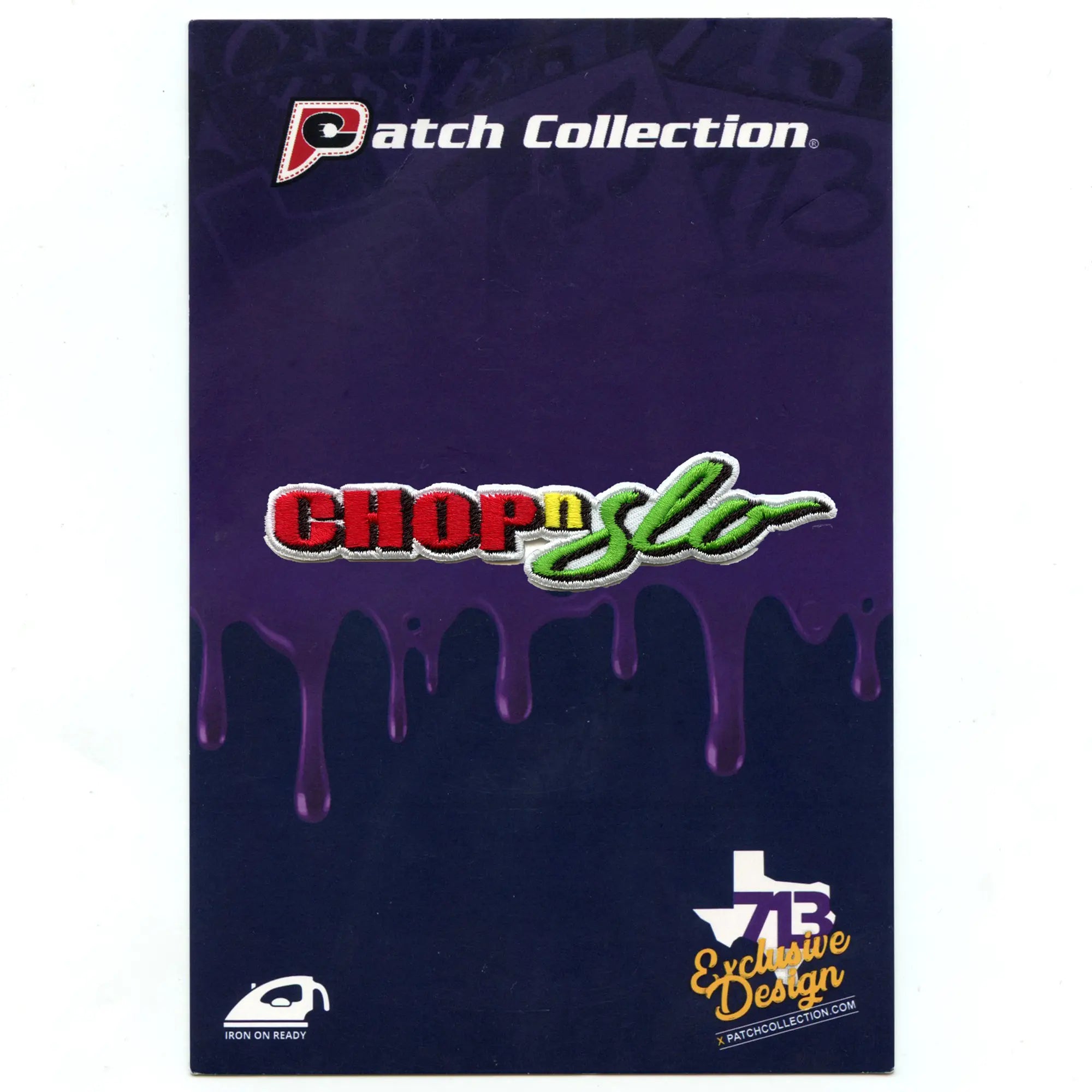 Chop N Slo Patch Houstonian Convenience Store Embroidered Iron On