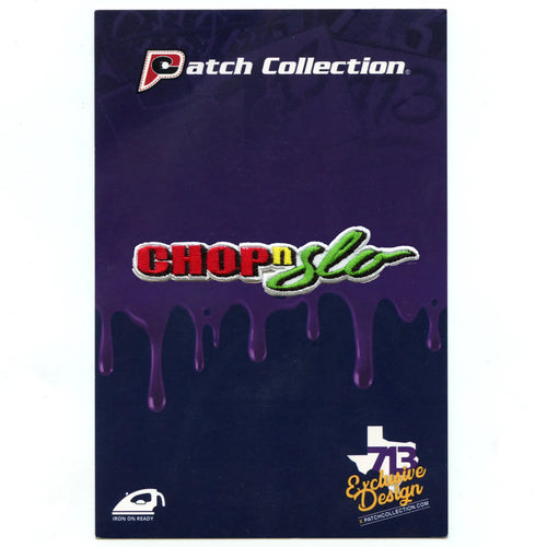 Chop N Slo Patch Houstonian Convenience Store Embroidered Iron On