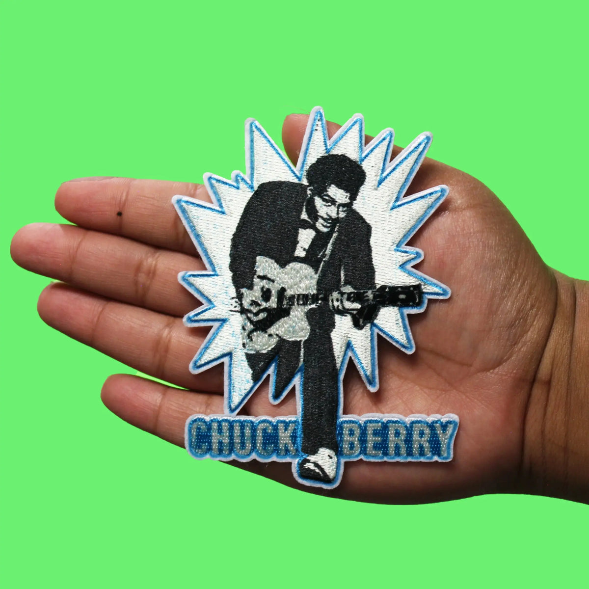Chuck Berry Star Patch Father Of Rock Sublimation Iron-On