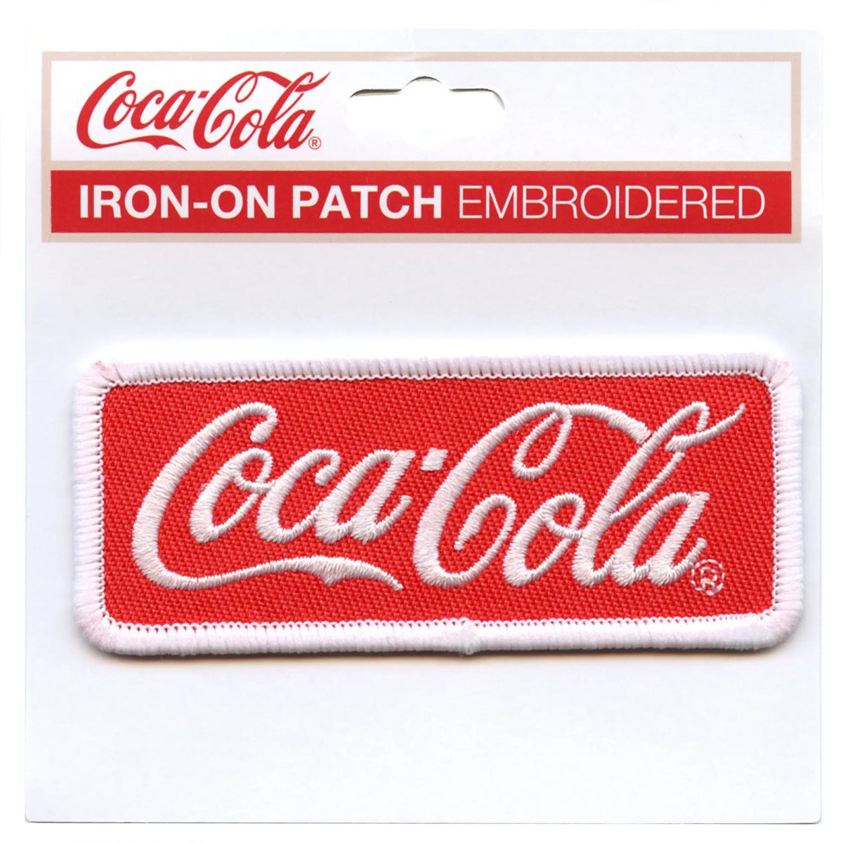 Coca Cola Logo Patch Delicious Cold Beverage Embroidered Iron On ...