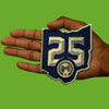 Columbus Blue Jackets 25th Anniversary Jersey Patch 2025-26 (Secondary)