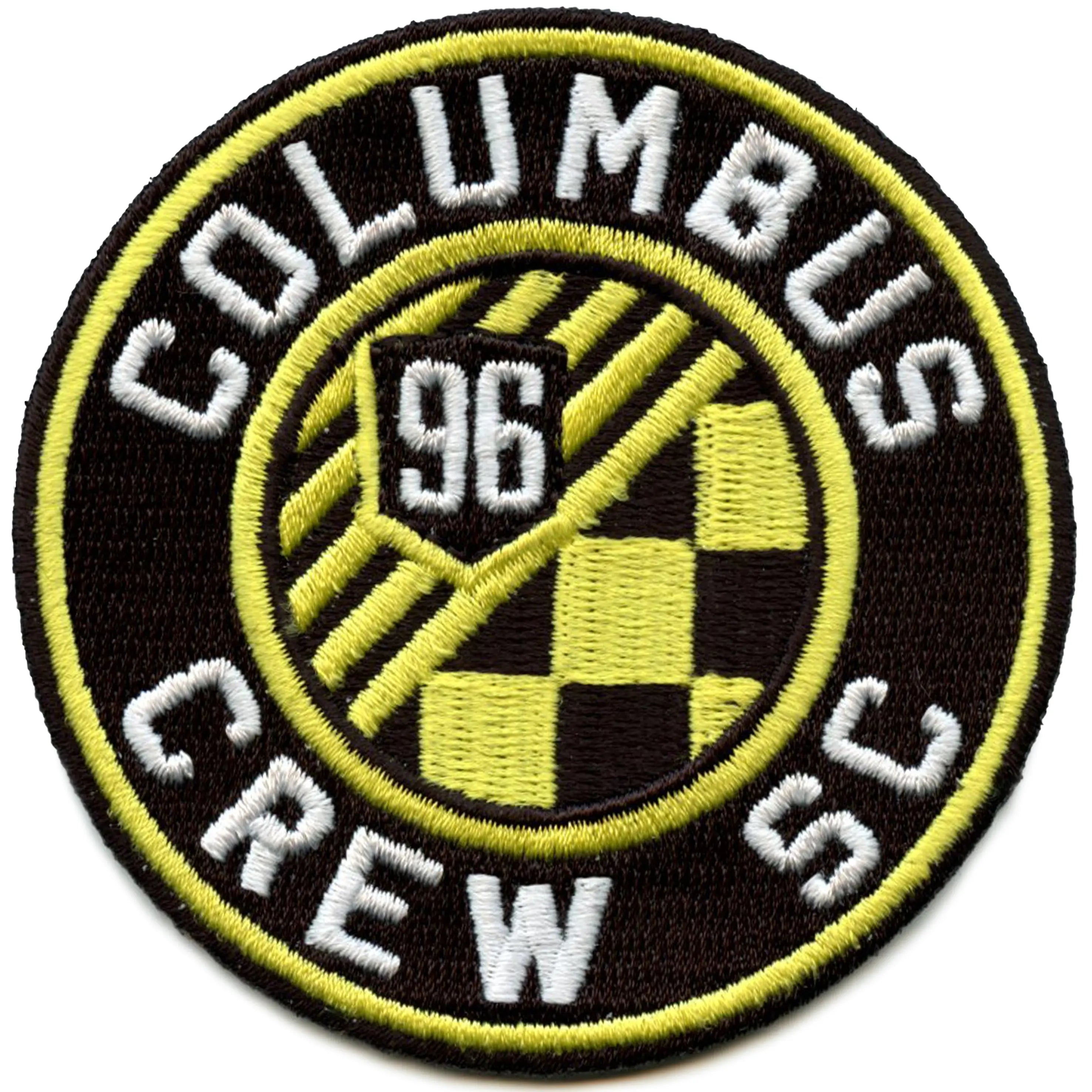 Columbus Crew Primary Team Crest Embroidered Jersey Patch