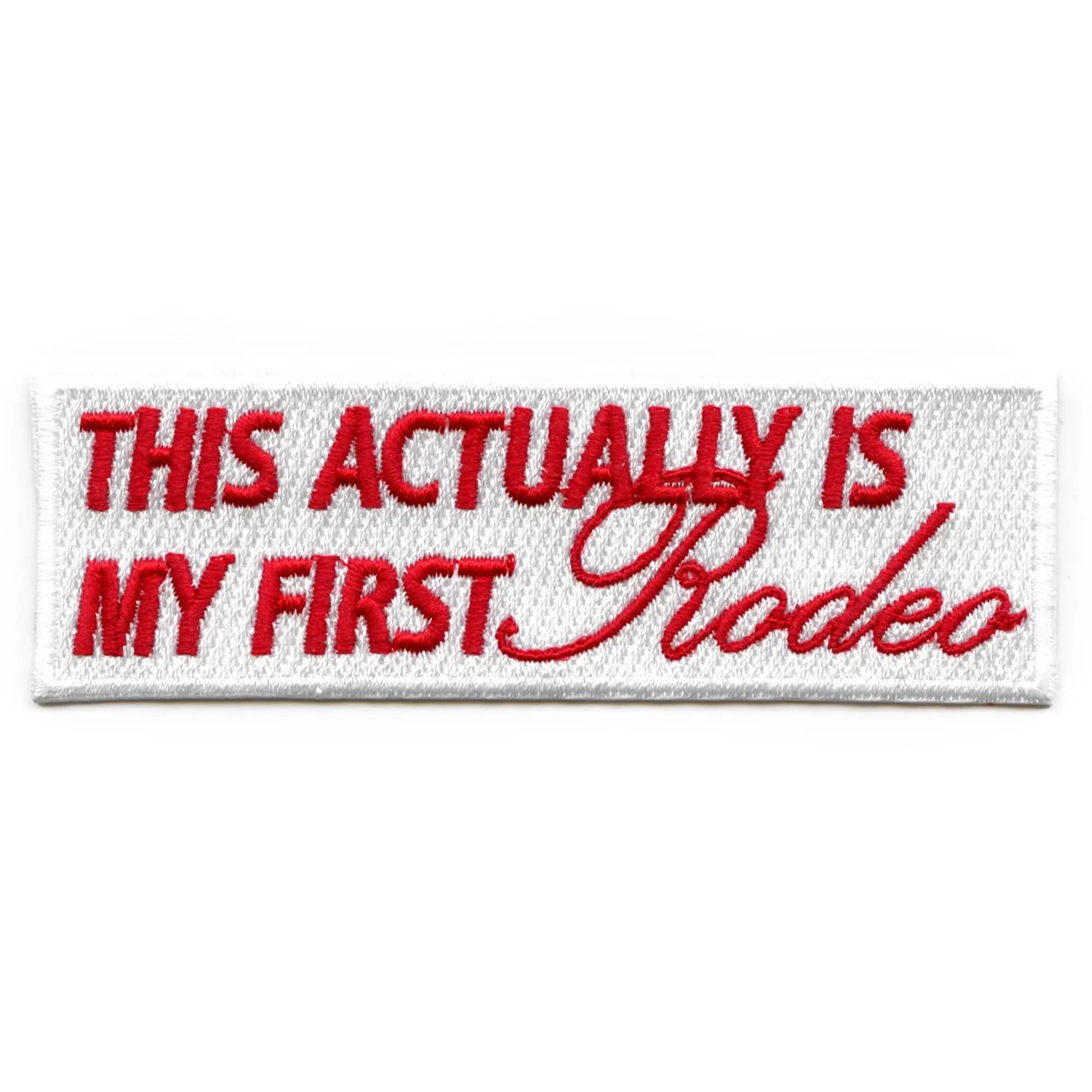 C'est en fait mon premier patch de rodéo Country Fair brodé à repasser