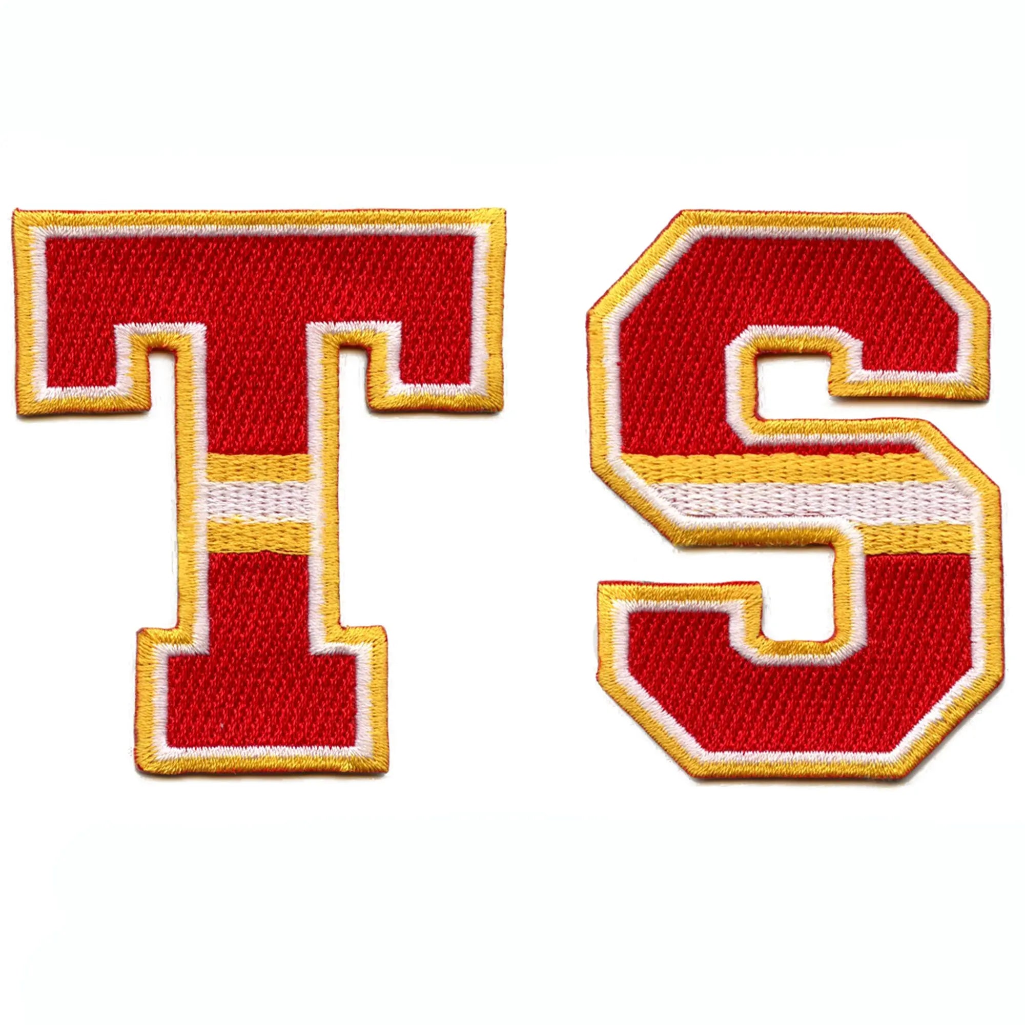 Patch TS Letters Kansas City WAGs Artiste Musique Brodé Thermocollant