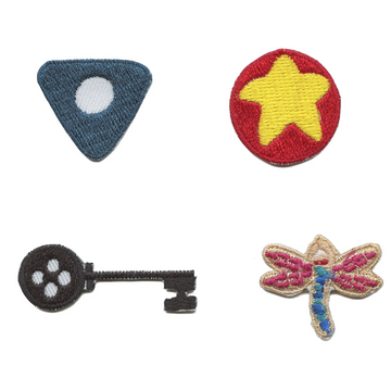 Mini patch rouge Pop Star Music Artist Lover brodé thermocollant