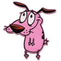 Courage the Cowardly Dog Patch Cartoon TV Show Character Embroidered Iron On