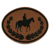 Cowboy Belt Buckle Patch Western Rodeo Country Embroidered Sew On