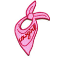 Cowgirl Pink Bandana Patch Western Travel Souvenir Embroidered Iron on