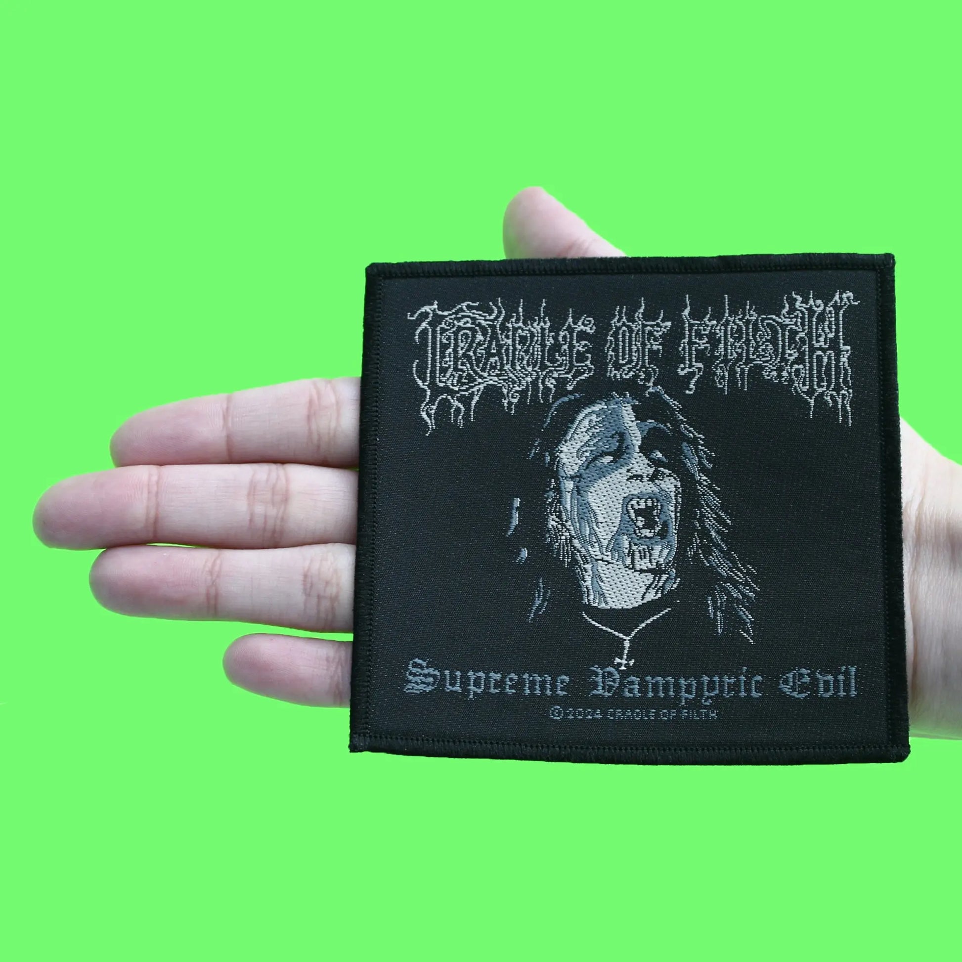 Cradle of Filth Patch Supreme Vampyric Evil Woven Iron On