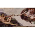 Creation Renaissance Painting Patch Biblical Italian Art Large Sublimated Iron On