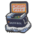 Crush City Da Ice Box Patch Houston Texas Park Embroidered Iron On