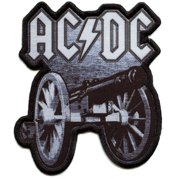 Patch de groupe de rock ACDC pour ceux qui sont sur le point de faire du rock Cannon, broderie sublimée à repasser