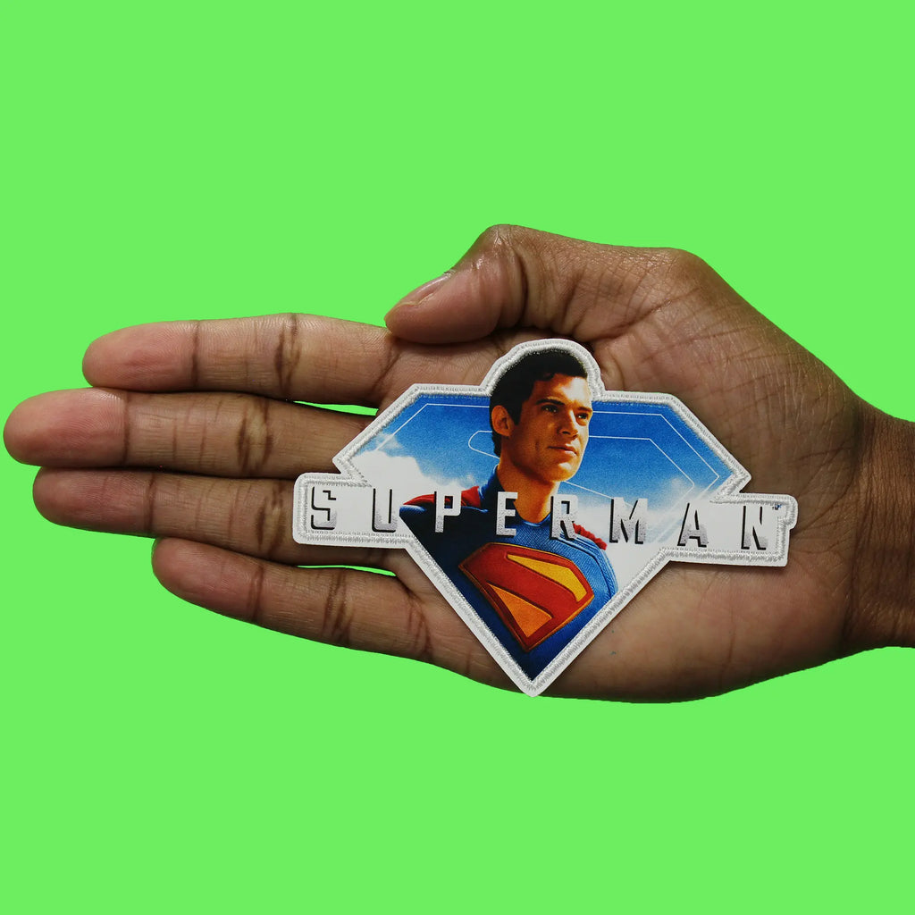 DC Superman Clark Kent Patch Kryptonian Krypto Superhero Embroidered Iron On