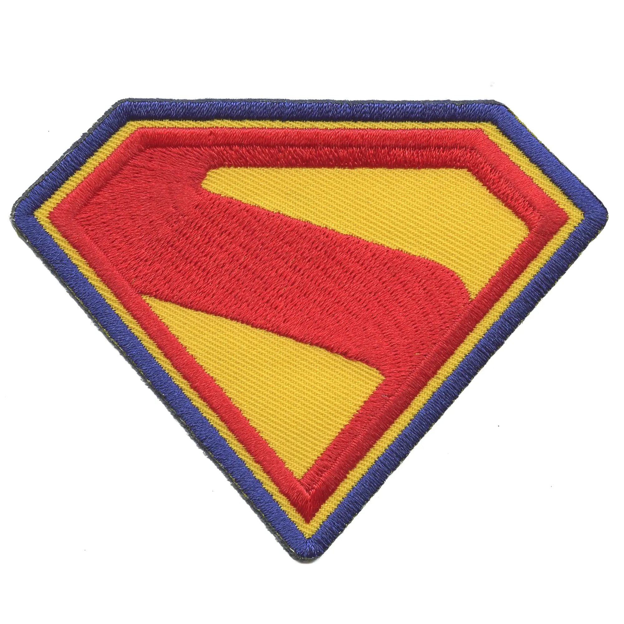 DC New Superman Patch Comic Book Logo Embroidered Iron On
